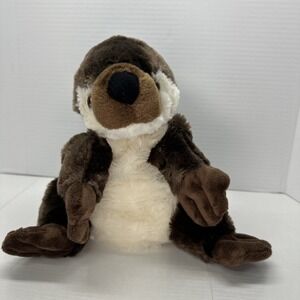 Eco Pals River Otter Hand Puppet Plush Stuffed Animal Soft Toy Brown